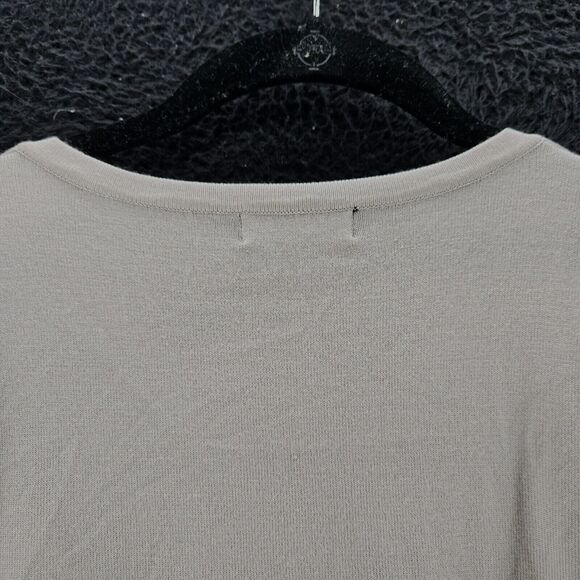 Premise Studio Womens Sweater Beige Size Medium Rayon Blend Pearl Button - Picture 12 of 12